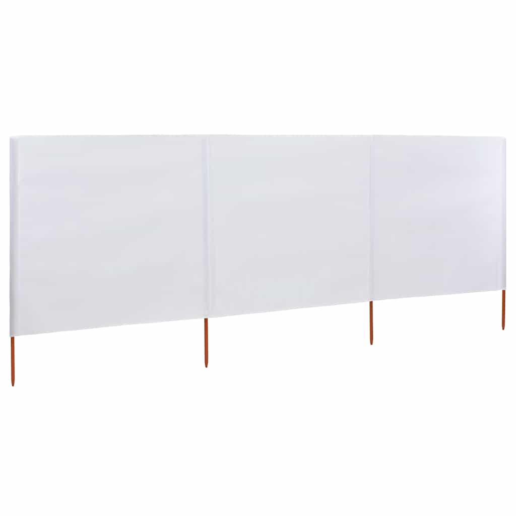Wind Screen | Sand White | Non-woven fabric | 400 x 160 cm | Collapsible