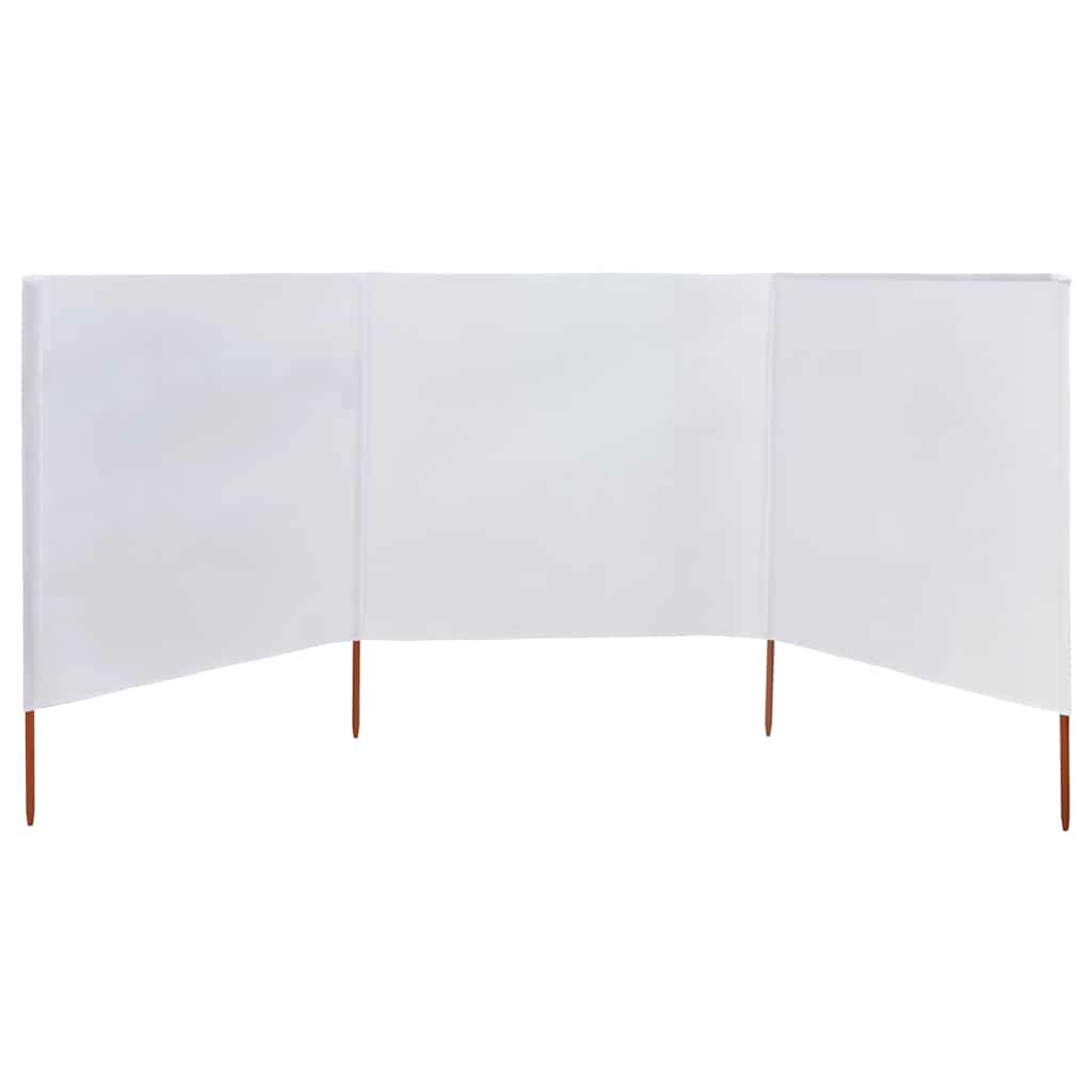 Wind Screen | Sand White | Non-woven fabric | 400 x 160 cm | Collapsible