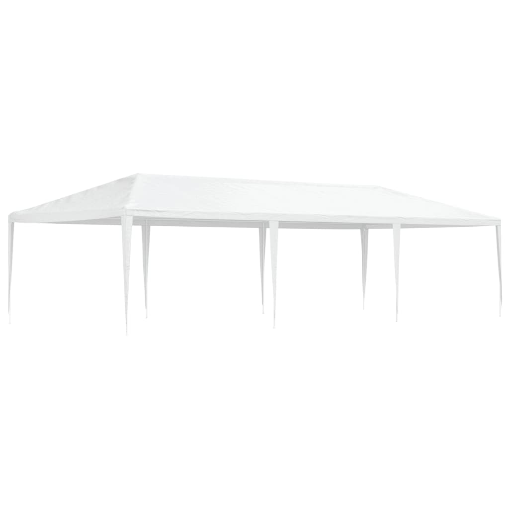 Party Tent | White | Polyethylene roof, Iron frame | Large | Durable