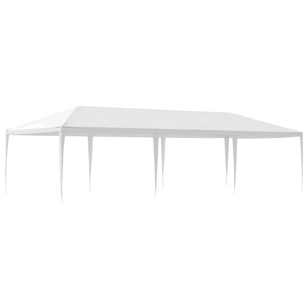 Party Tent | White | Polyethylene roof, Iron frame | Large | Durable