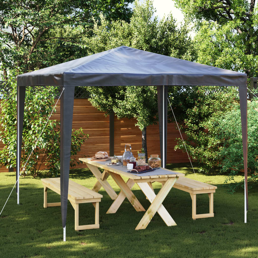 Party Tent | Anthracite | Polyethylene, Steel | 2.5x2.5 m