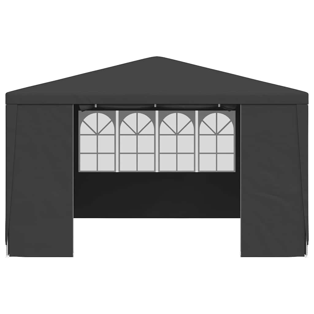 Professional Party Tent with Side Walls 4x4 m Anthracite 90 g/m?