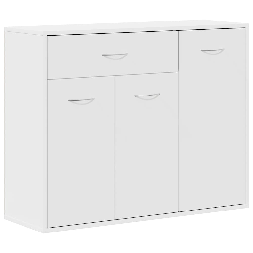 Sideboard White 88x30x70 cm Engineered Wood