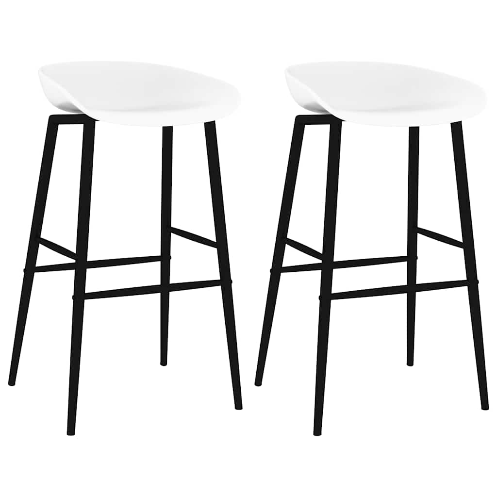 Bar Chairs 2 pcs White
