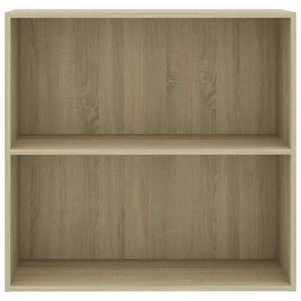 Bookcase Sonoma Oak 80x30x76,5 cm Engineered Wood