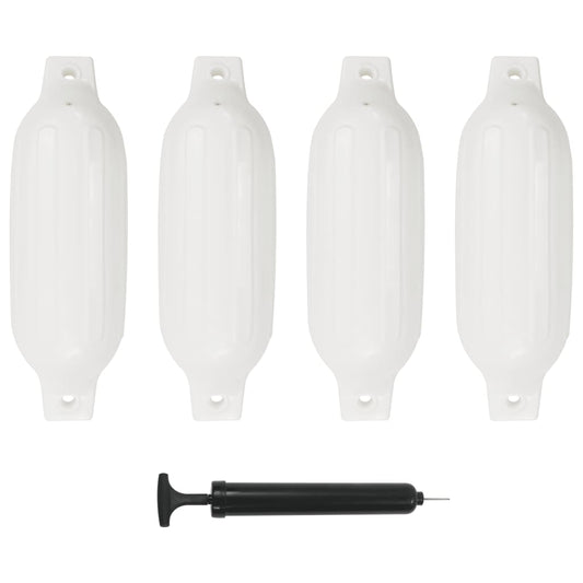 Boat bumpers White 41 x 11.5 cm PVC
