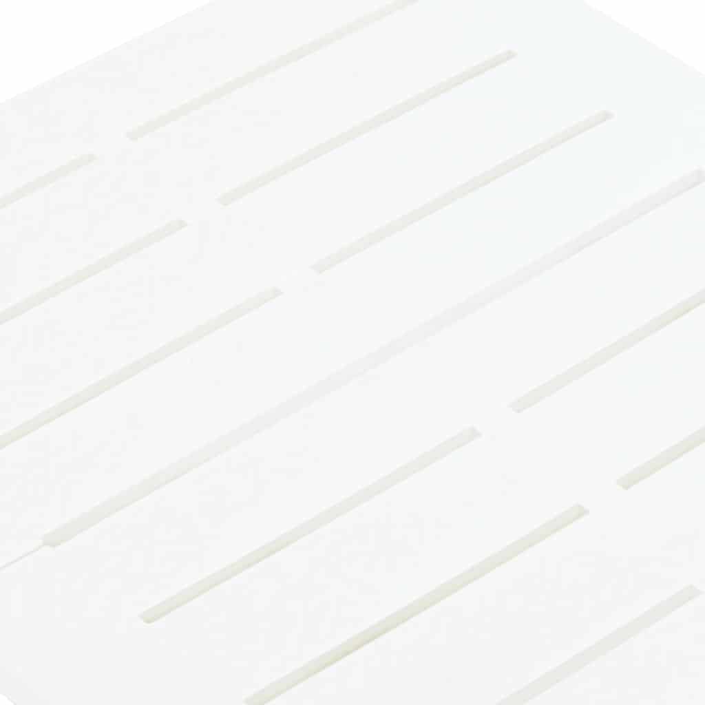 Folding Garden Table White 45x43x50 cm Plastic
