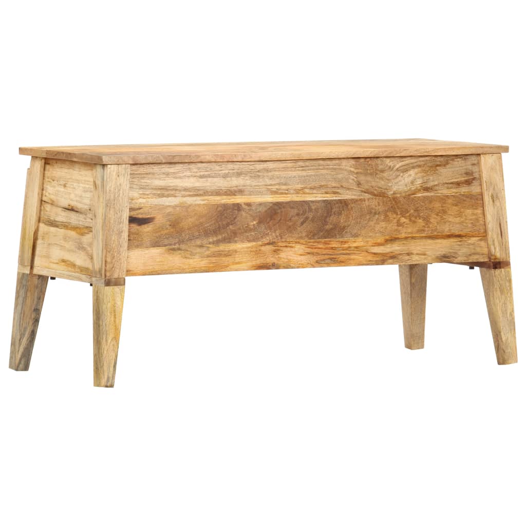 Storage Box 99x35x48 cm Solid Mango Wood