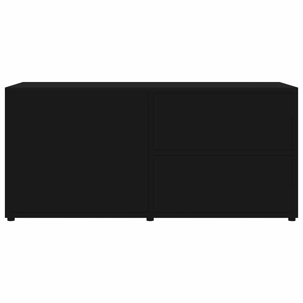 TV Cabinet Black 80x34x36 cm Engineered Wood