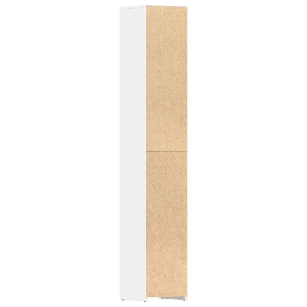 Bathroom Cabinet White 30x30x183.5 cm Engineered Wood