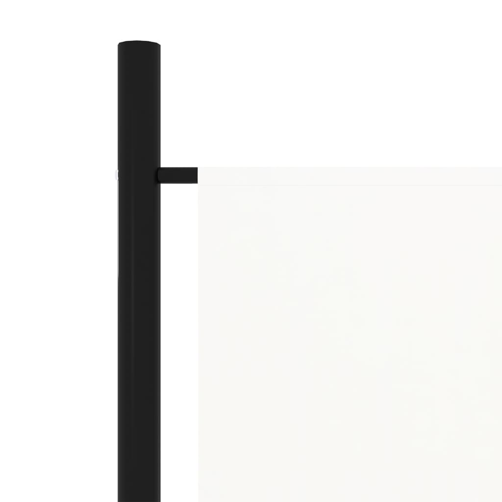 320719 vidaXL 4-Panel Room Divider White 200x180 cm