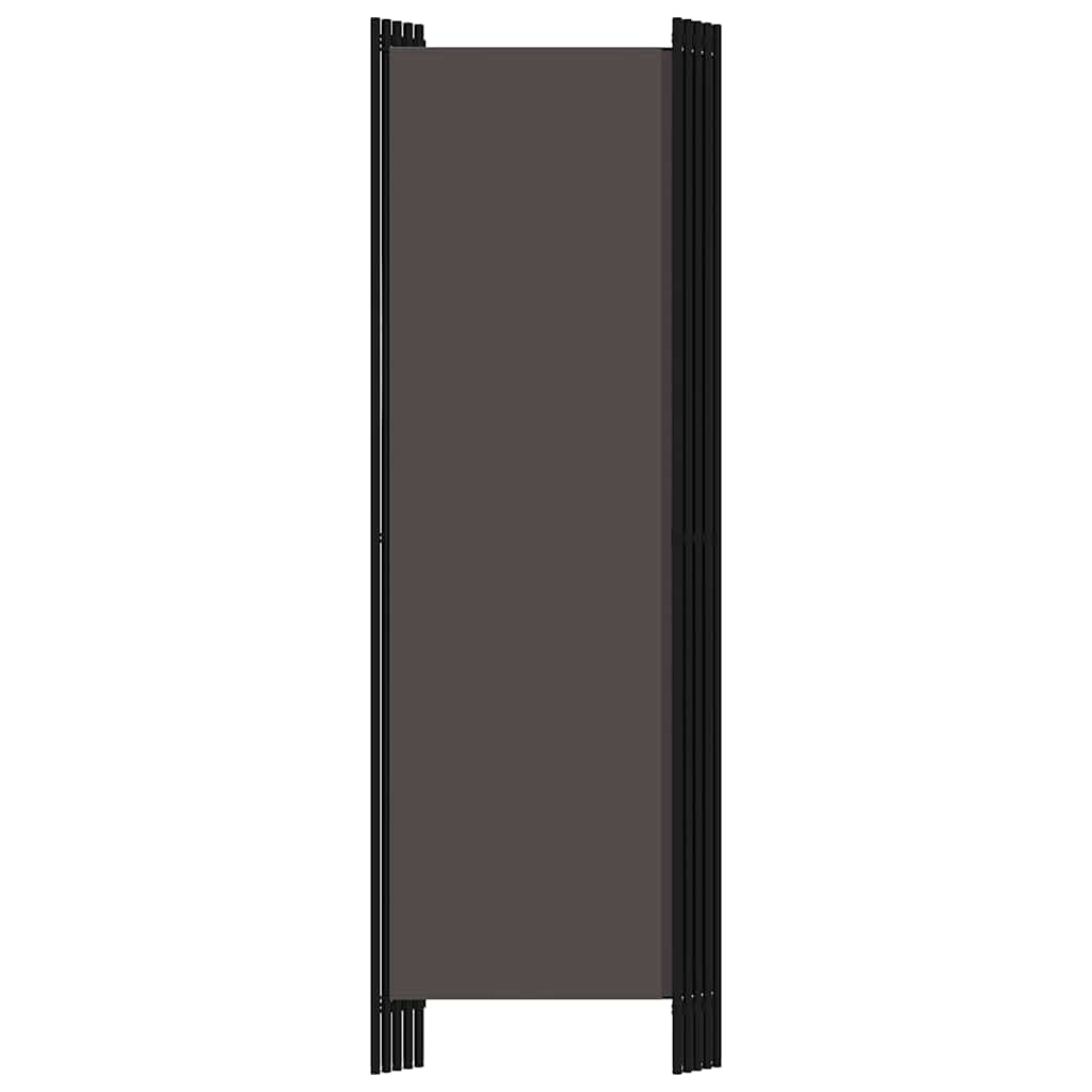 320725 vidaXL 5-Panel Room Divider Anthracite 250x180 cm