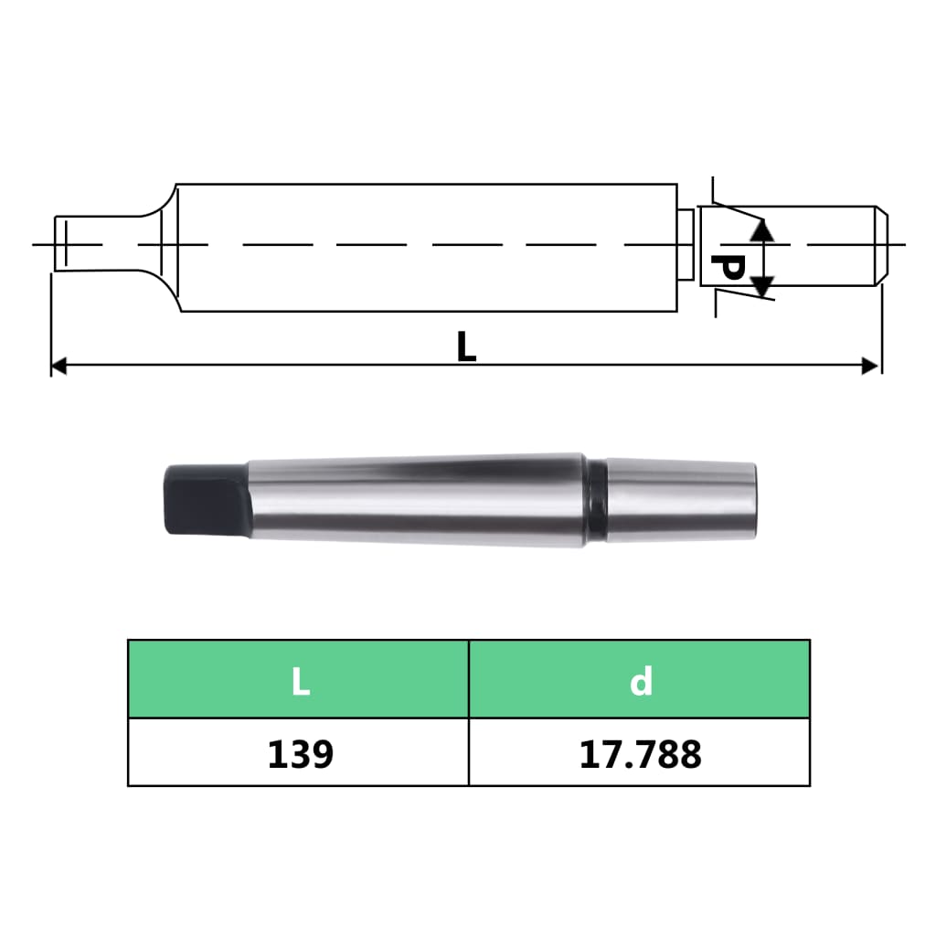 Quick Release Drill Chuck MT3-B18 with 16 mm Clamping Range 1-16B16