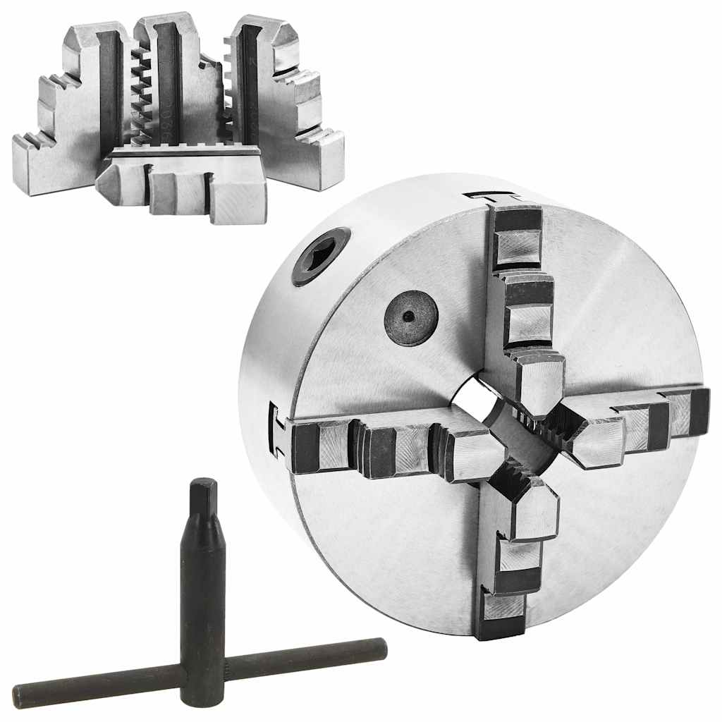 4 Jaw Self-Centering Lathe Chuck 160 mm Steel K12 160