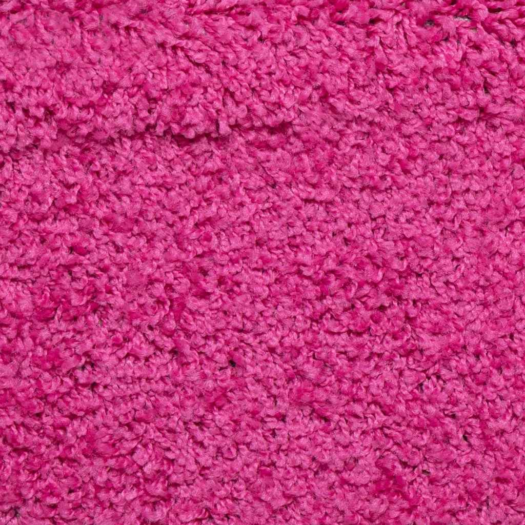 Stair Mats 15 pcs 56x17x3 cm Pink Half Round
