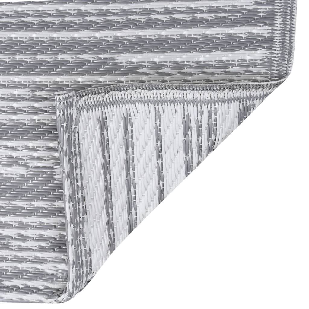Outdoor Carpet ARAKIL Grey 190x290 cm PP