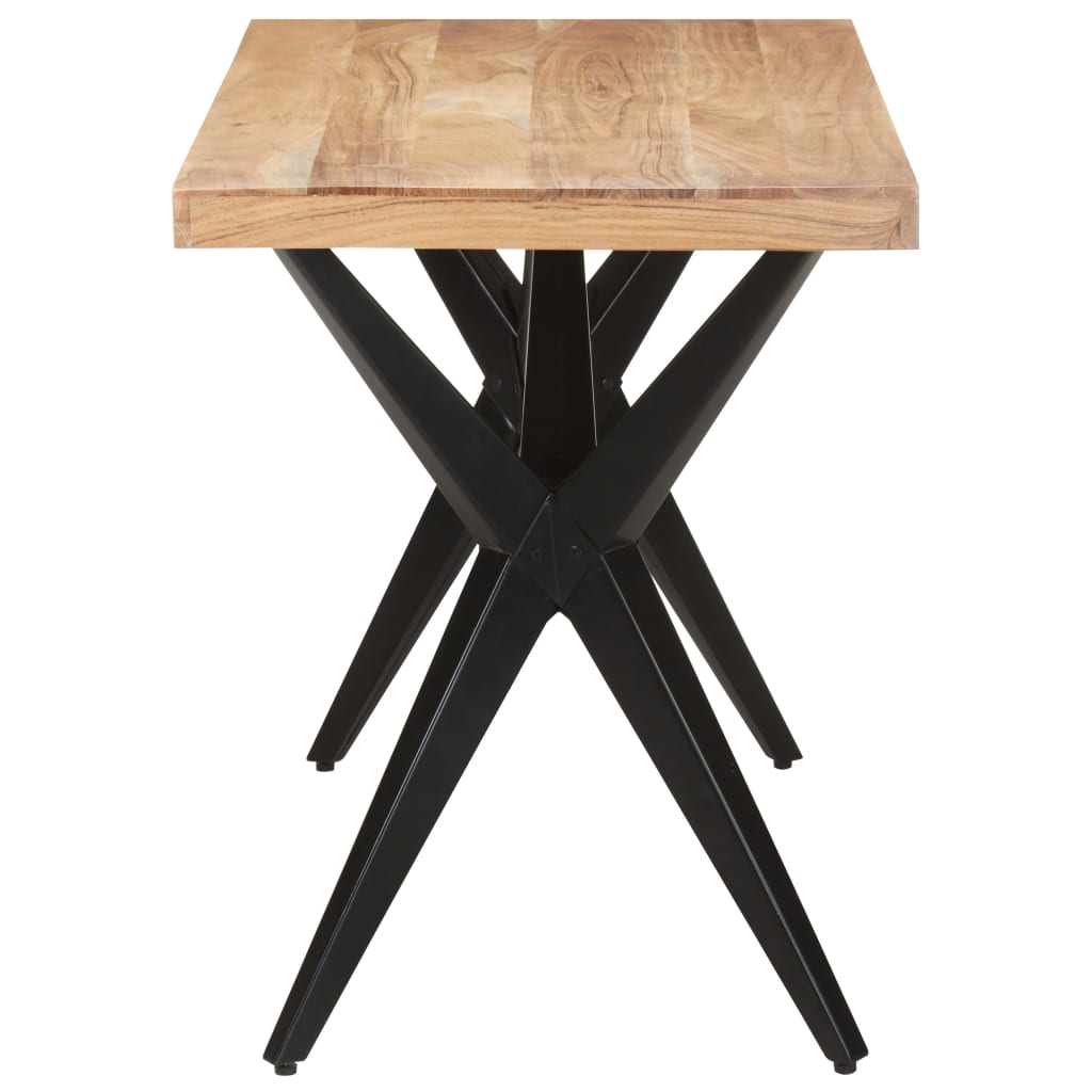 Dining Table 120x60x76 cm Solid Acacia Wood