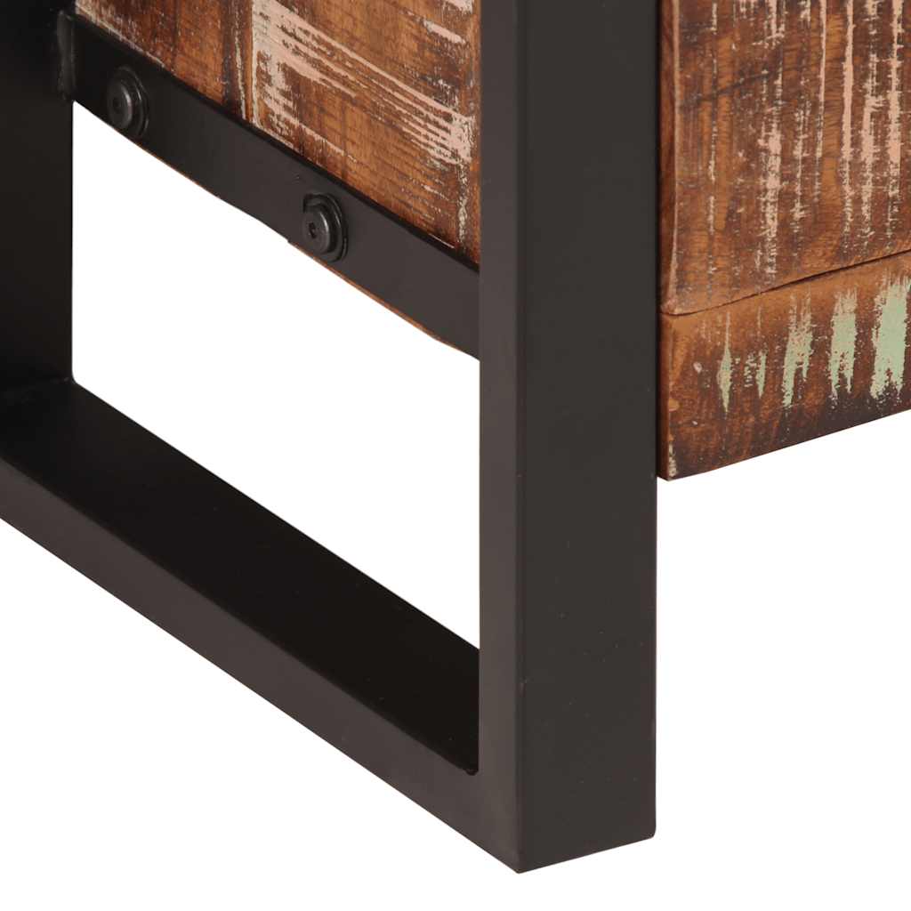 Bookshelf 118x30x200 cm Solid Reclaimed Wood