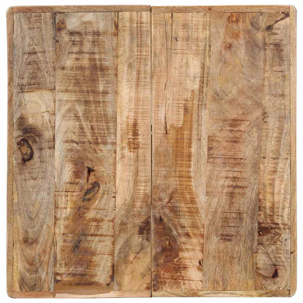 321084 vidaXL Bistro Table 60x60x77 cm Rough Mango Wood