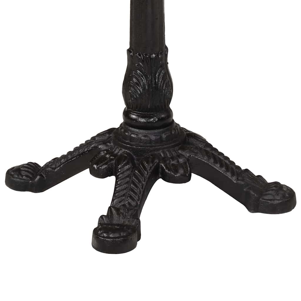 321087 vidaXL Bistro Table Ø60x76 cm Rough Mango Wood