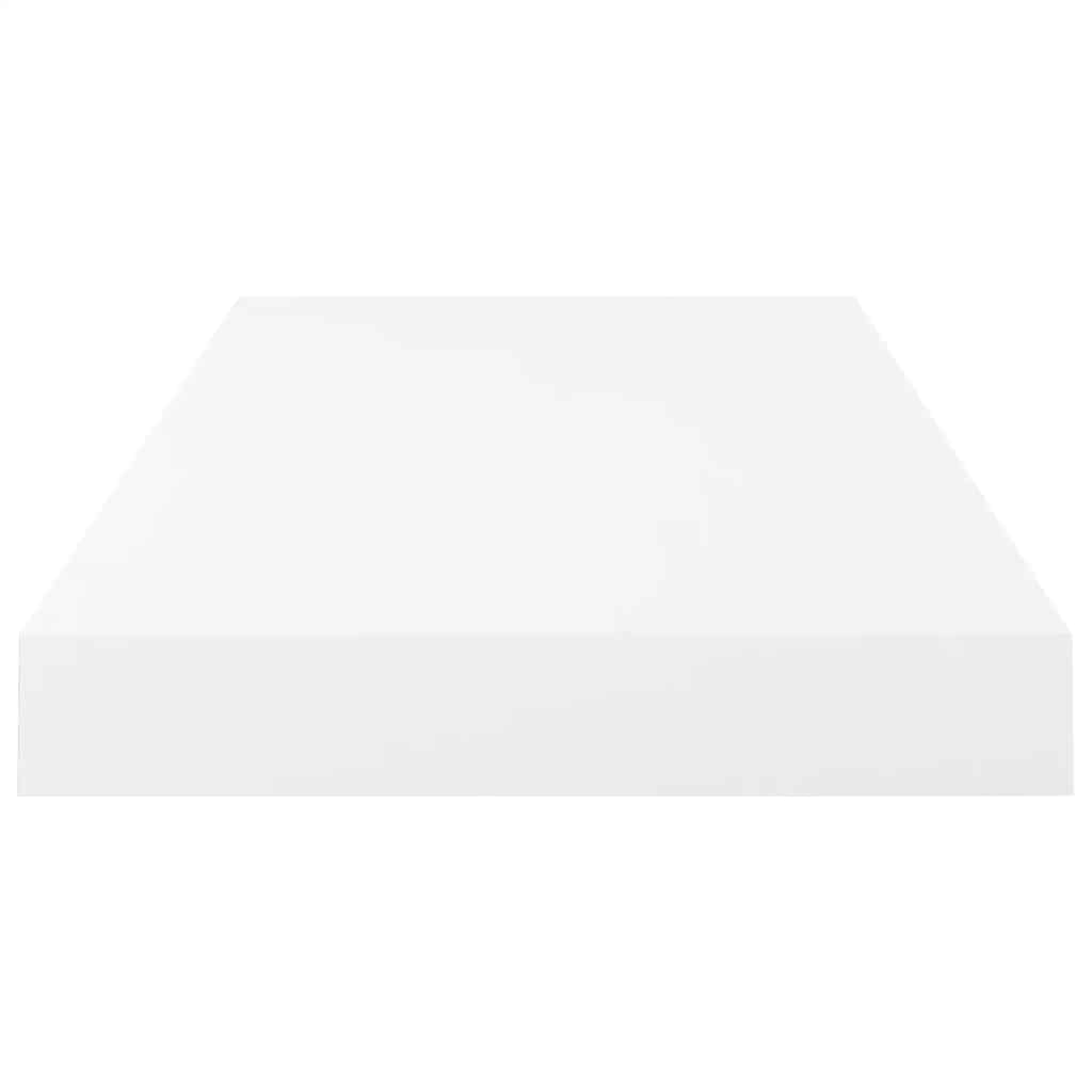 Floating Wall Shelves 4 pcs High Gloss White 50x23.5x3.8 cm MDF