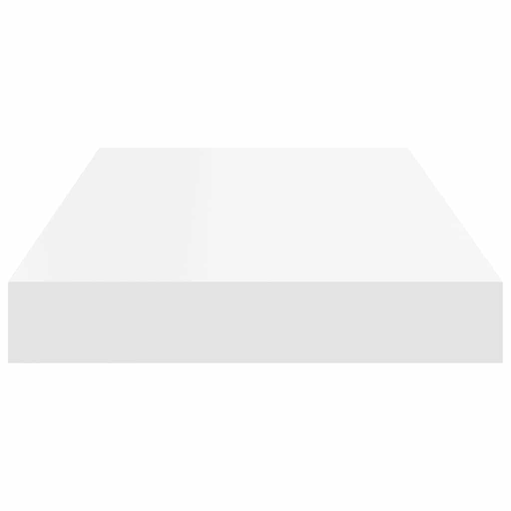 Floating Wall Shelves 2 pcs White 50x23.5x3.8 cm MDF