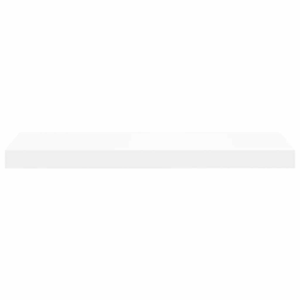 Floating Wall Shelf White 60x23.5x3.8 cm MDF