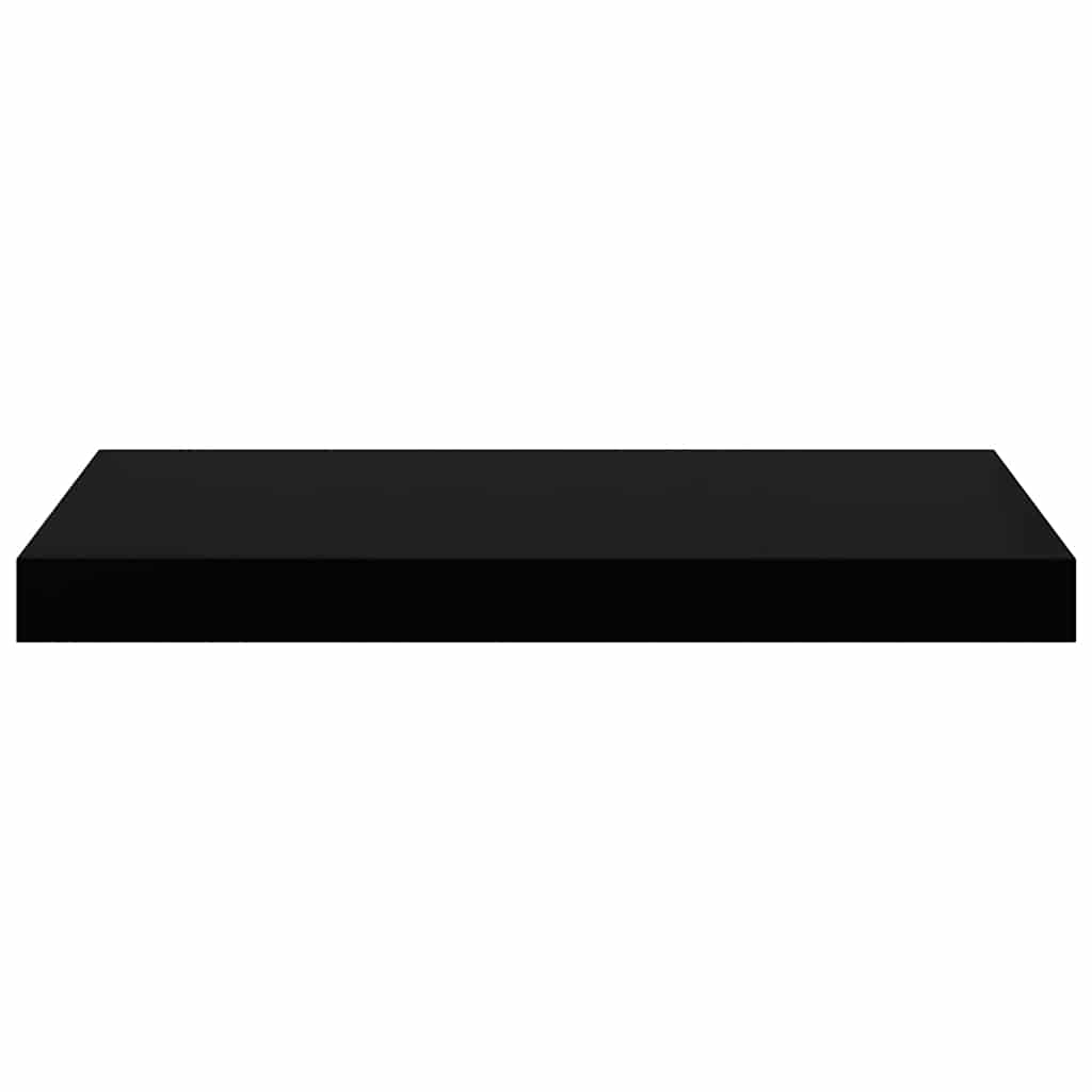 Floating Wall Shelves 4 pcs Black 50x23.5x3.8 cm MDF