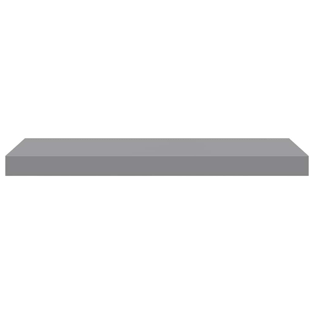 Floating Wall Shelves 4 pcs Grey 60x23.5x3.8 cm MDF