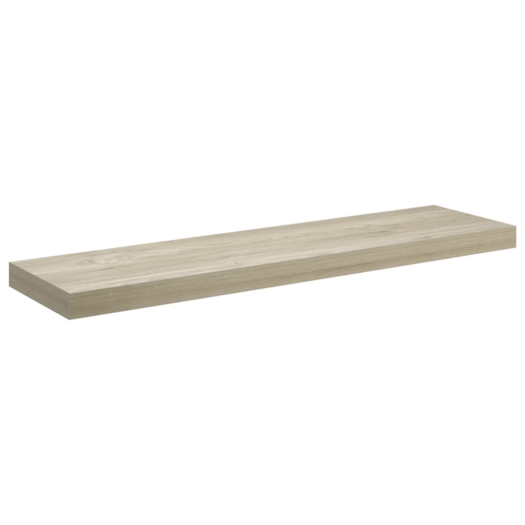 Floating Wall Shelf Oak 90x23.5x3.8 cm MDF