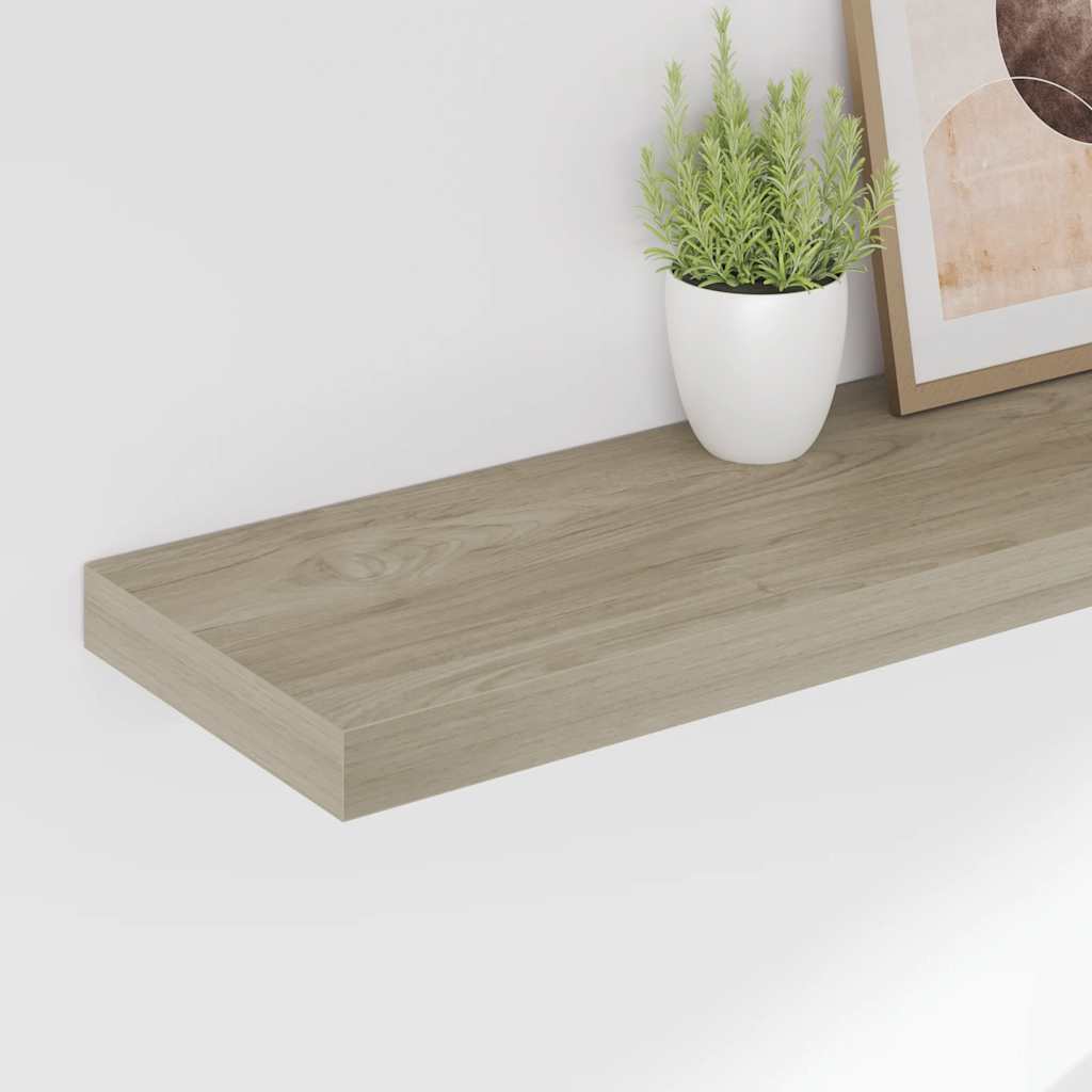 Floating Wall Shelf Oak 90x23.5x3.8 cm MDF