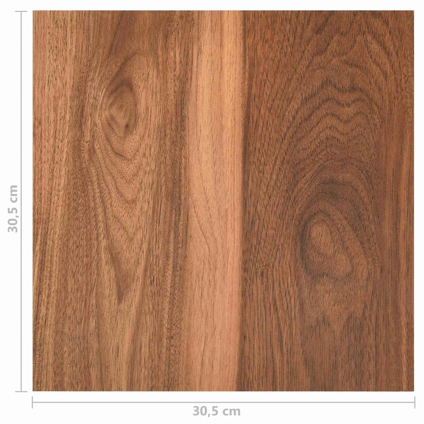 Flooring Planks Dark Wood 5.11 m² 55 pcs PVC