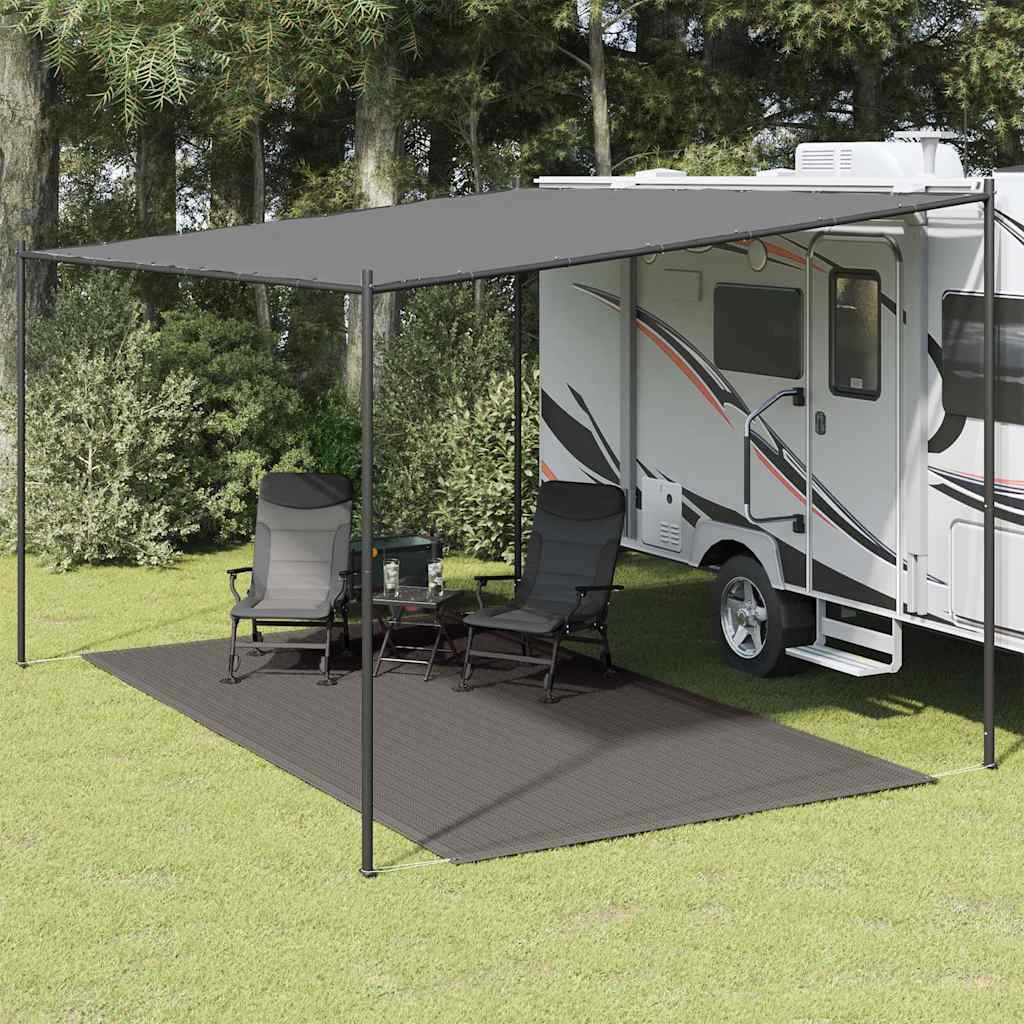 310682 vidaXL Tent Carpet 250x350 cm Anthracite