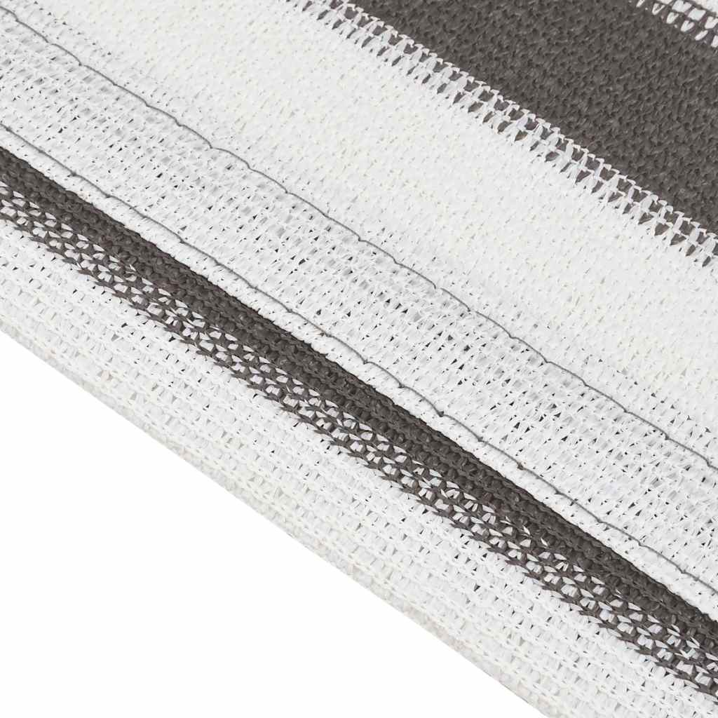 Tent Carpet 250x350 cm Anthracite and White