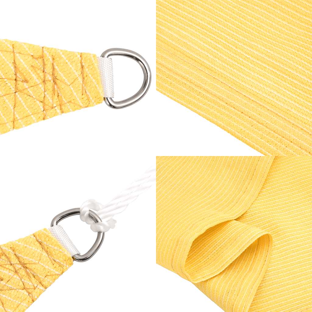 Sunshade Sail 160 g/m² Beige 5x6 m HDPE