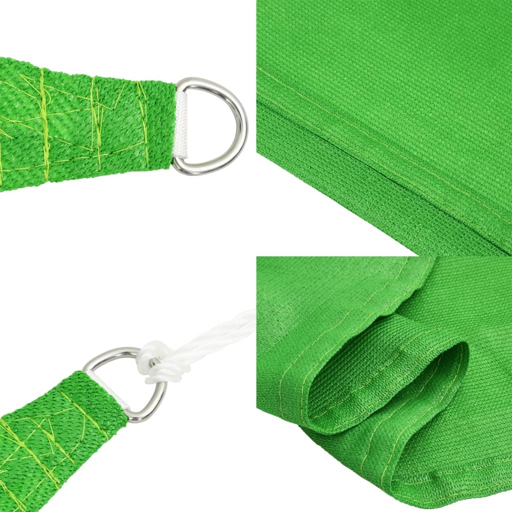 Sunshade Sail 160 g/m² Light Green 2x2 m HDPE