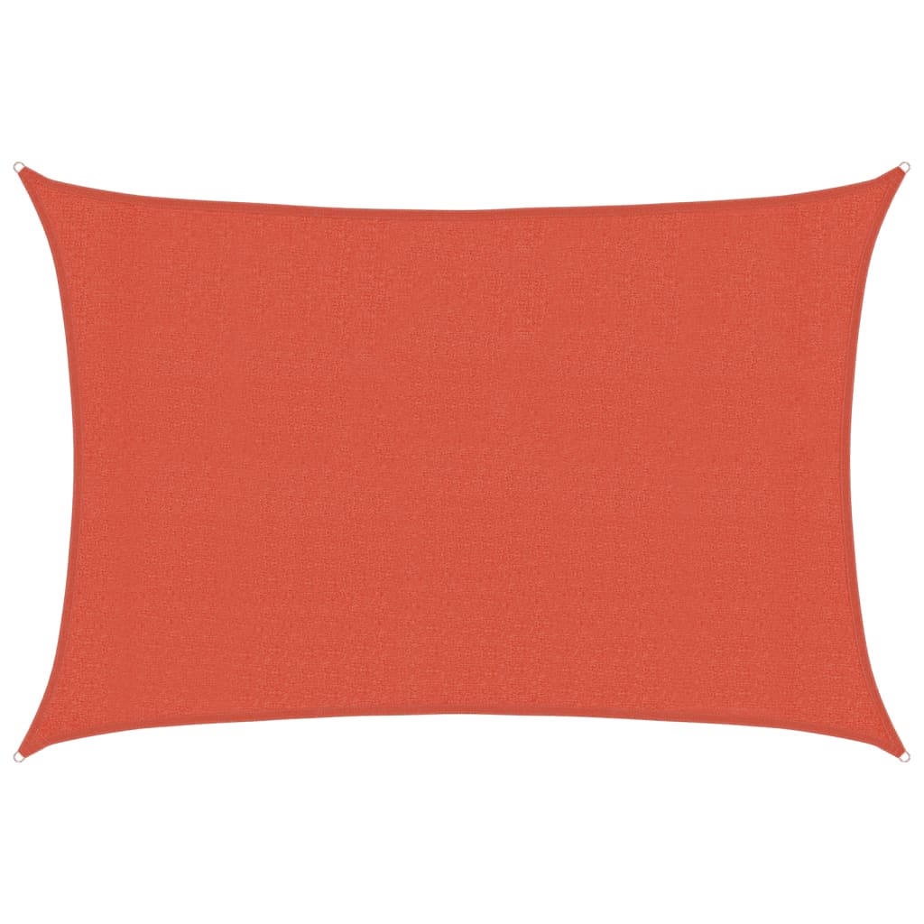 Sunshade Sail 160 g/m² Terracotta 3x4 m HDPE