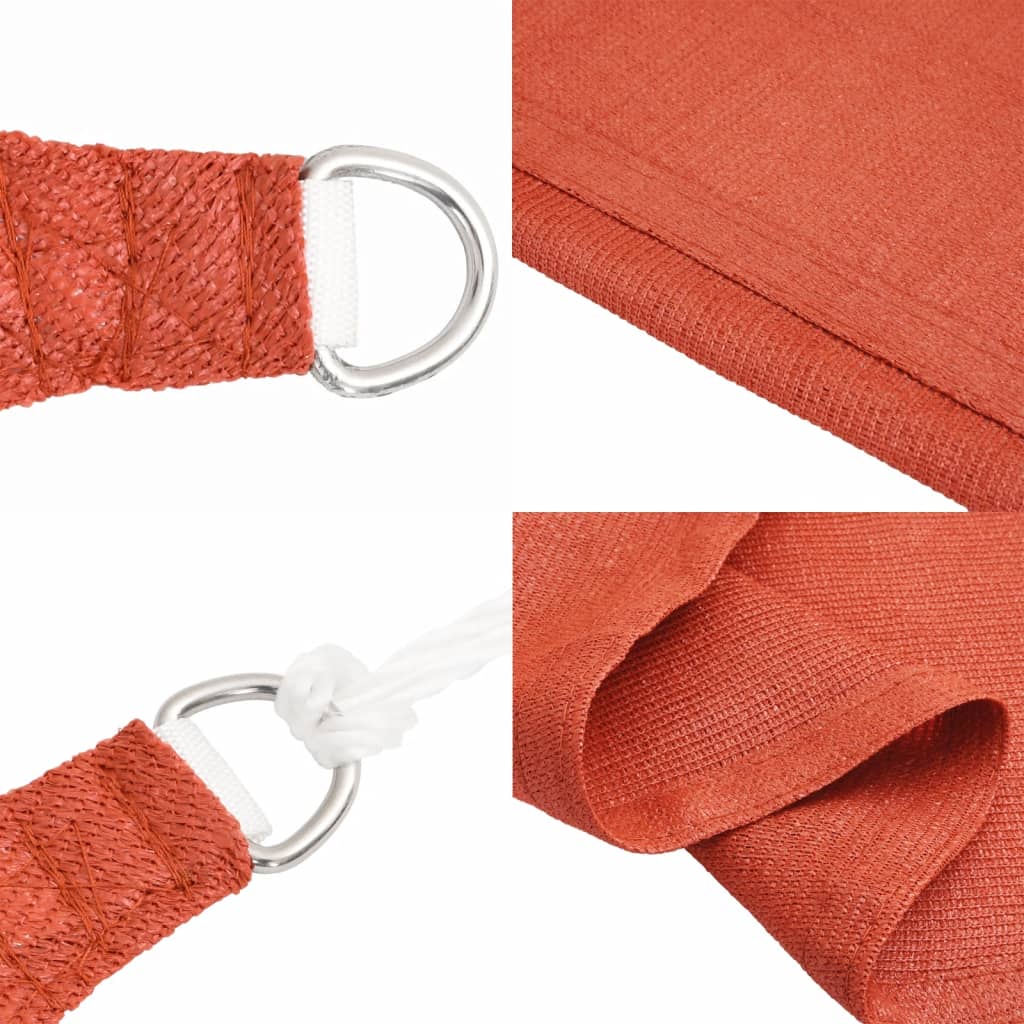 Sunshade Sail 160 g/m² Terracotta 3x4 m HDPE