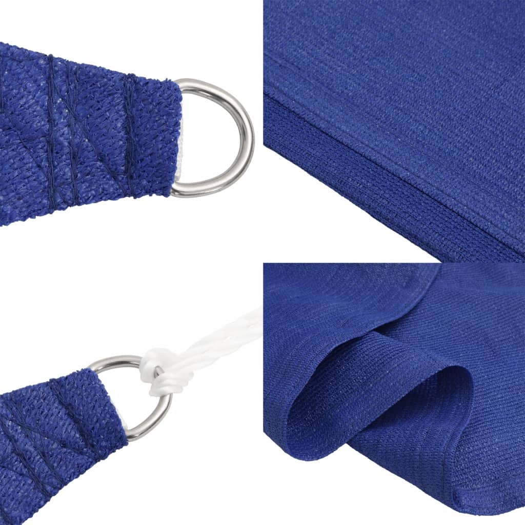 Sunshade Sail 160 g/m² Blue 2x4.5 m HDPE