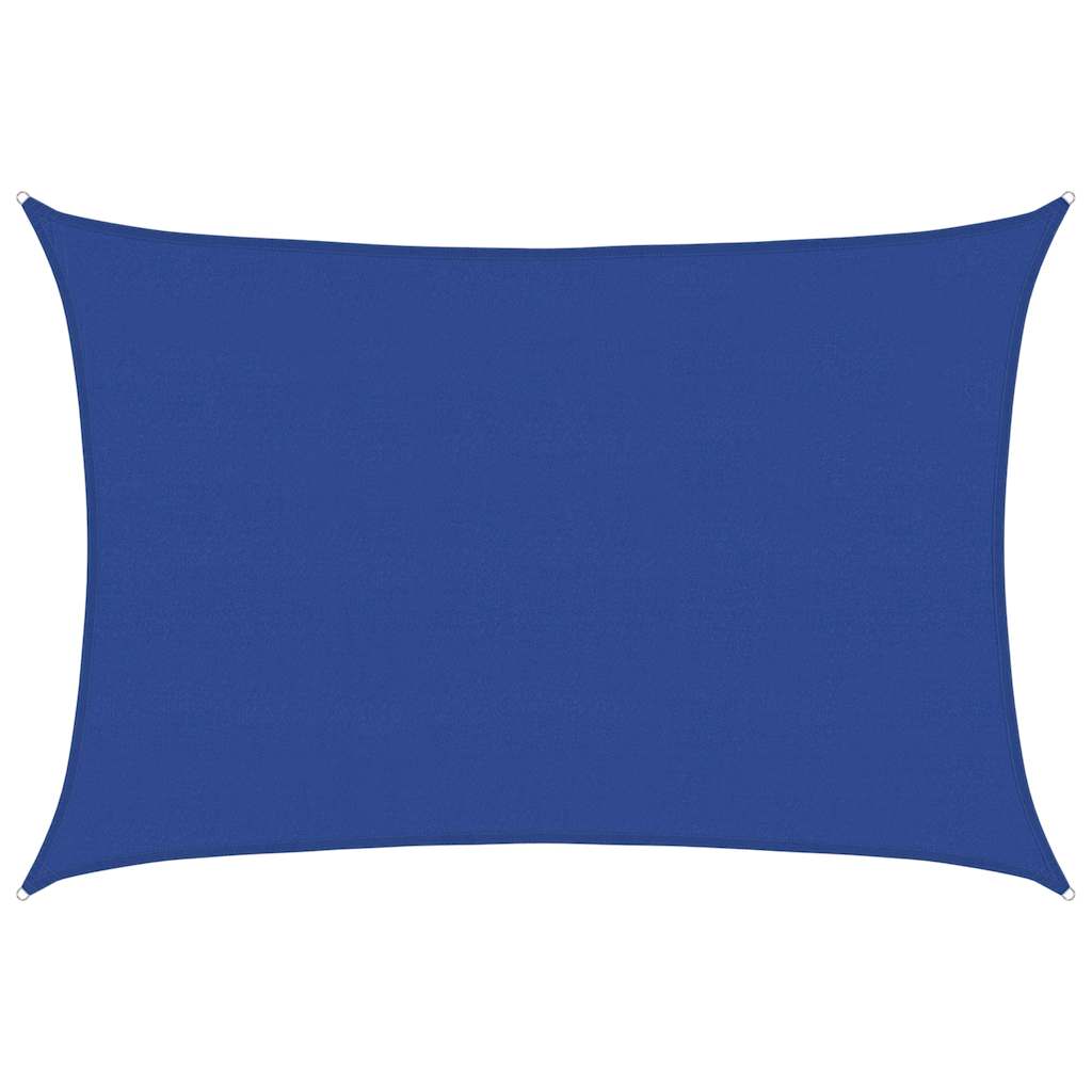 Sunshade Sail 160 g/m² Rectangular Blue 5x7 m HDPE