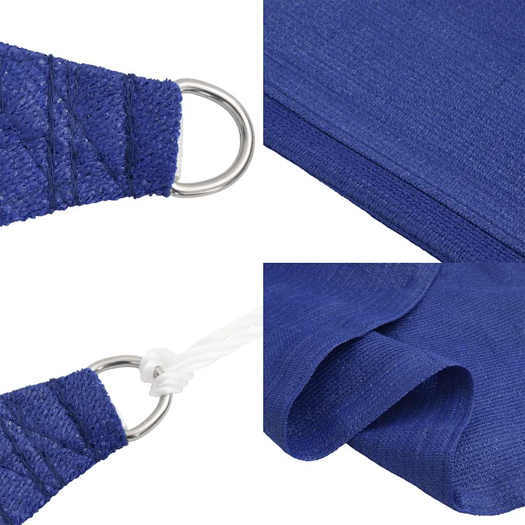 Sunshade Sail 160 g/m² Rectangular Blue 5x7 m HDPE