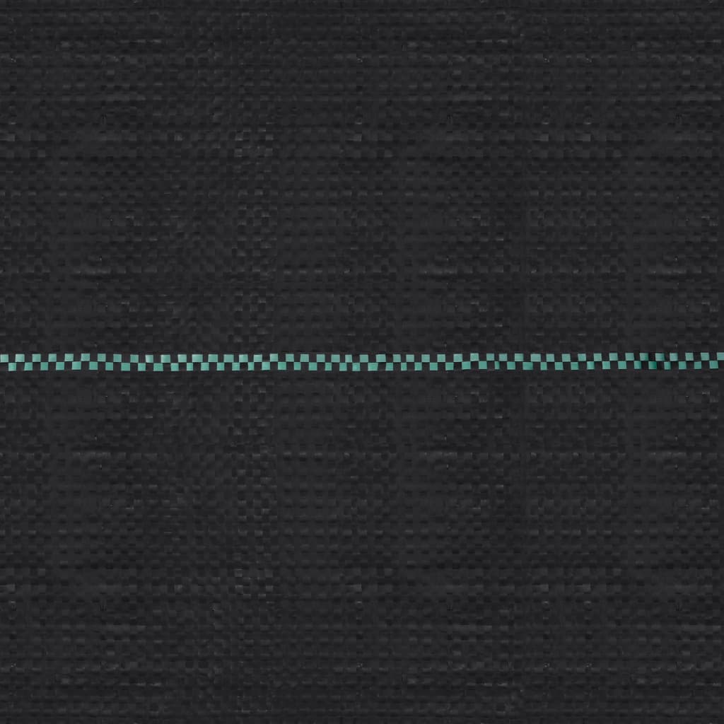 Weed Membrane | Black with Green Stripes | 100% Polypropylene | 1 x 10 m
