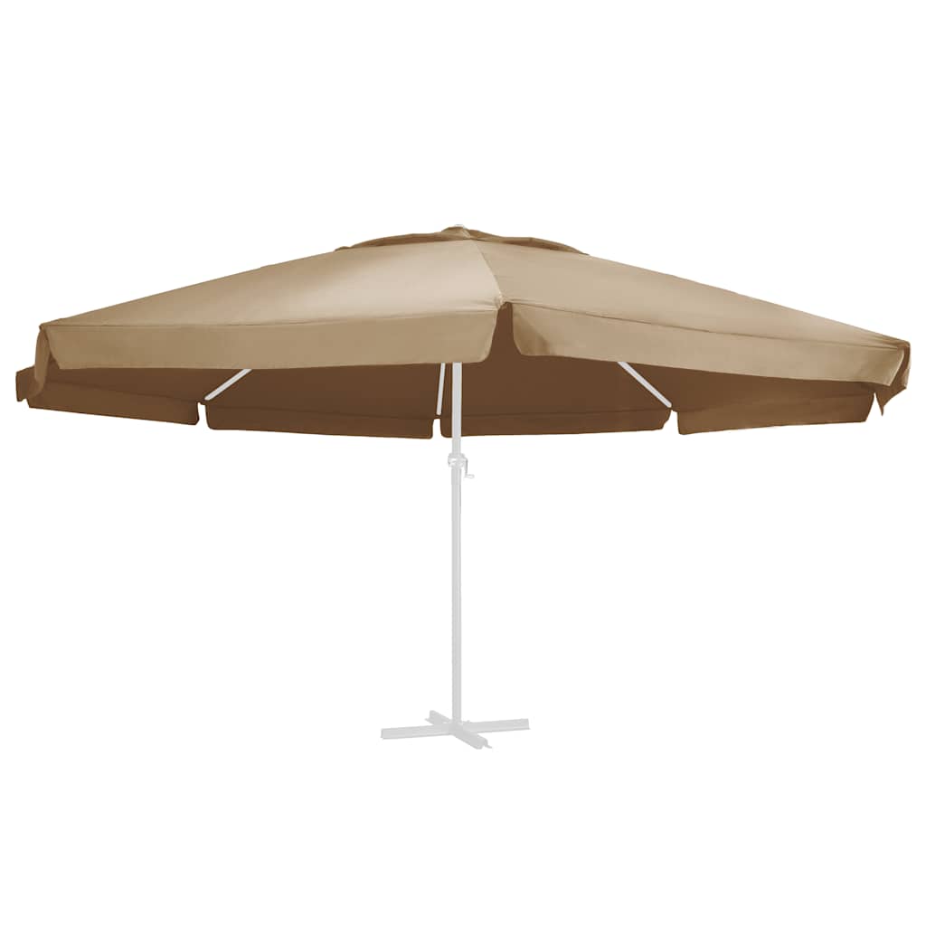 Replacement Fabric for Outdoor Parasol Taupe 610 cm