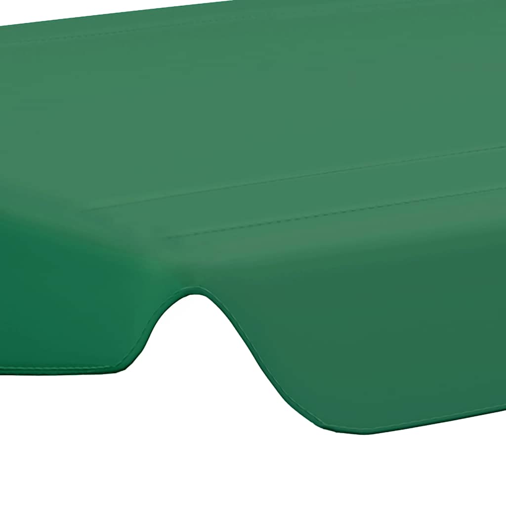 Replacement Canopy for Garden Swing Green 150/130x105/70 cm