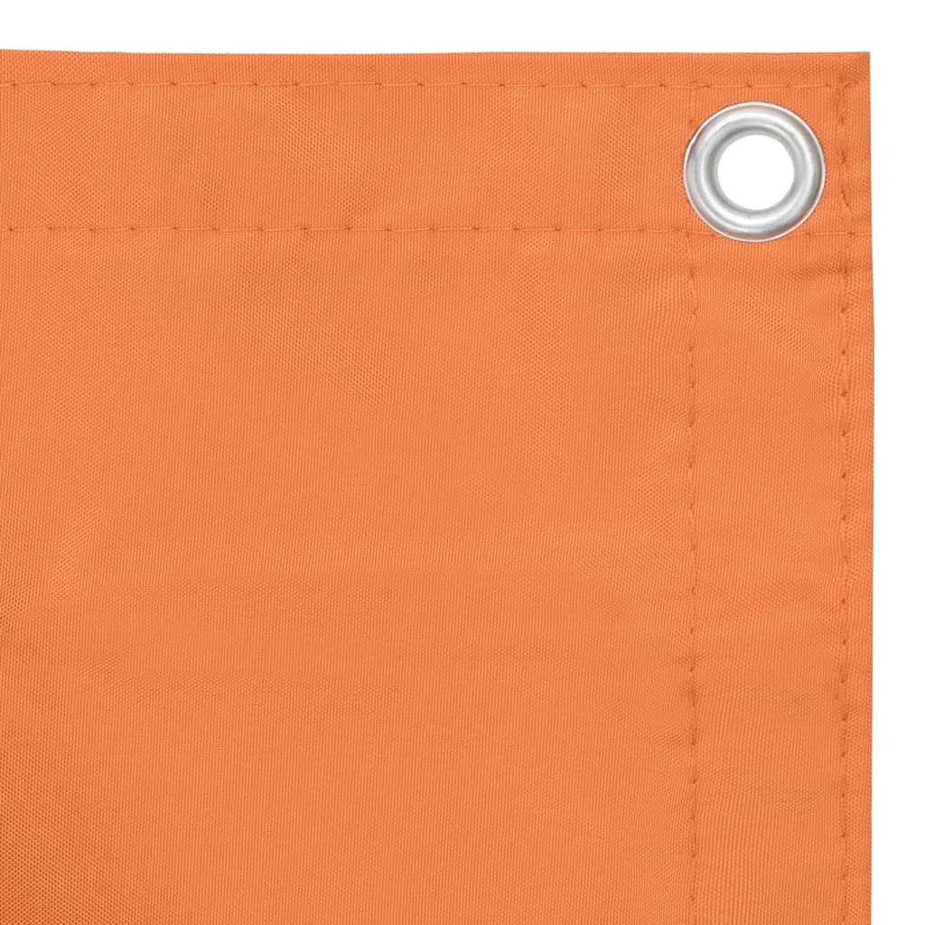 Balcony Screen Orange 90x600 cm Oxford Fabric