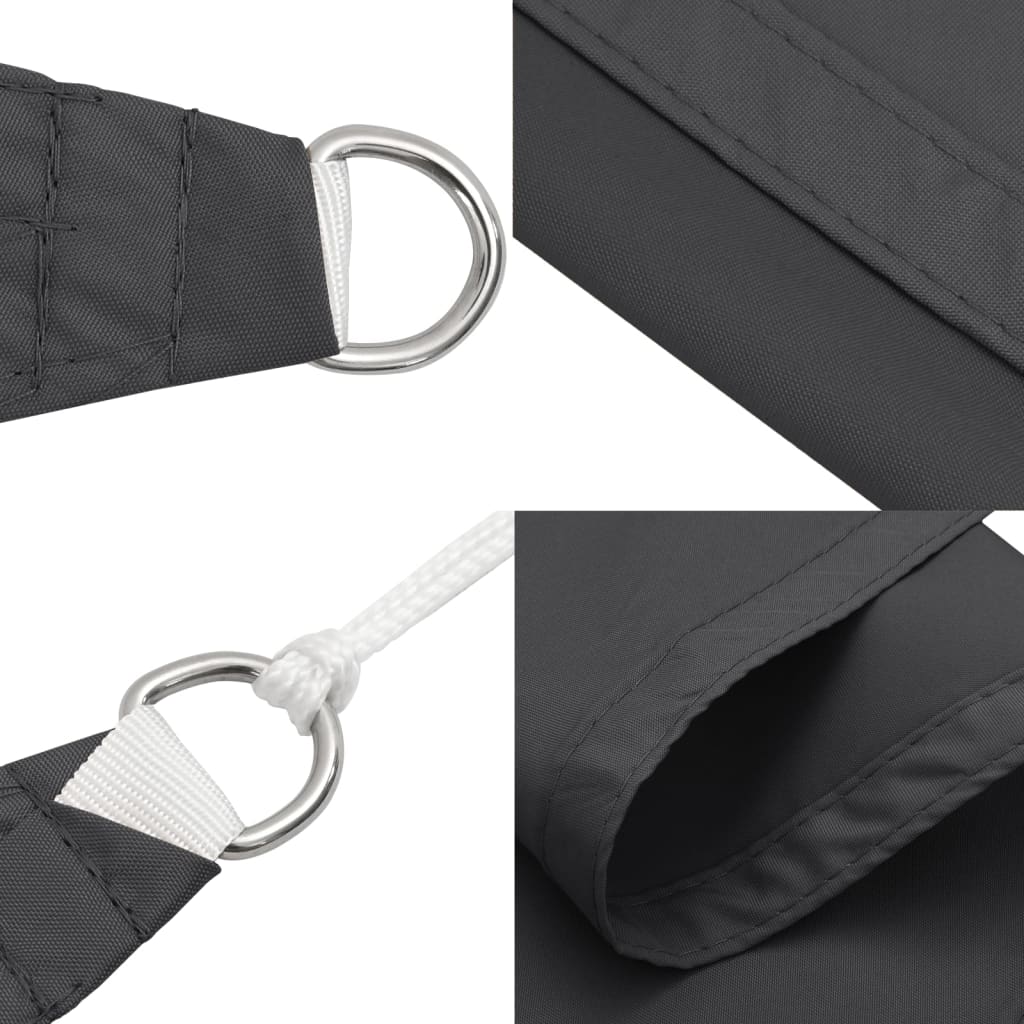Sunshade Sail Oxford Fabric Square 4.5x4.5 m Anthracite