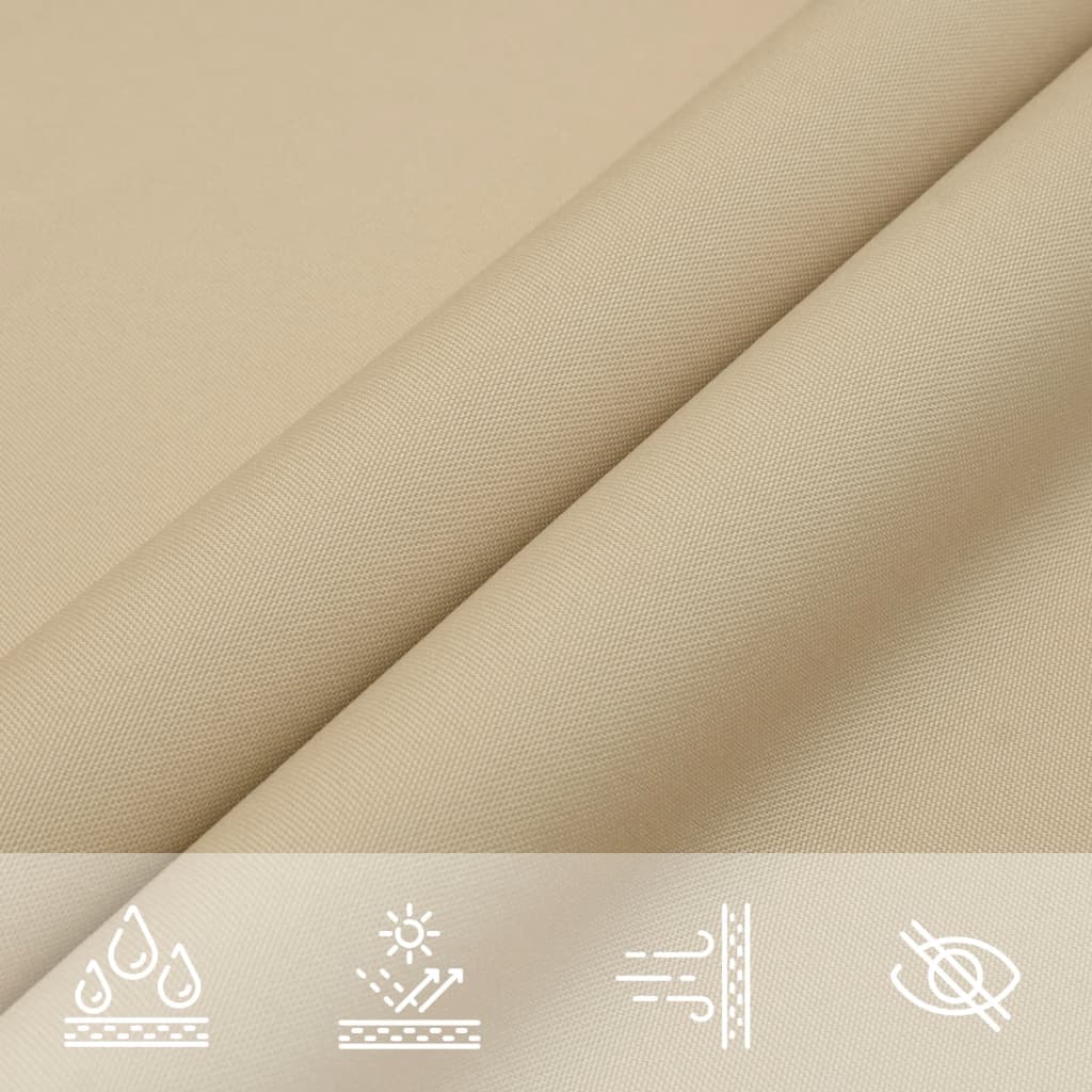Sunshade Sail Oxford Fabric Square 2.5x2.5 m Beige