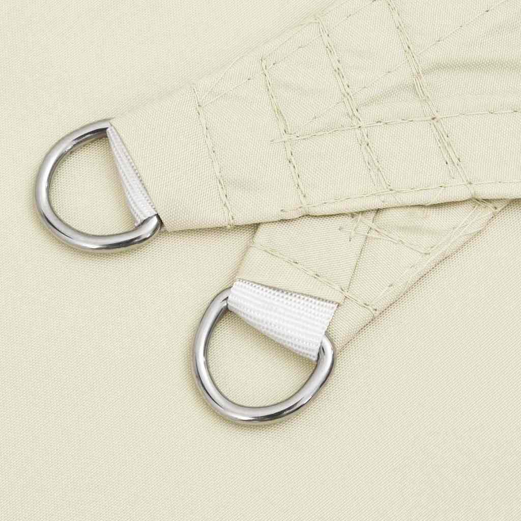 Sunshade Sail Oxford Fabric Square 3x3 m Cream