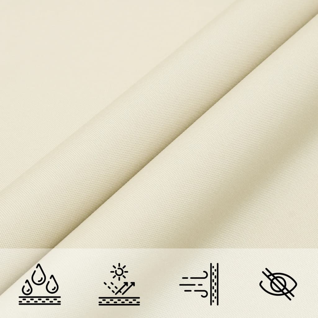 Sunshade Sail Oxford Fabric Square 6x6 m Cream