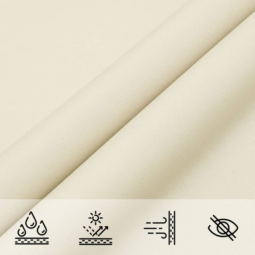 Sunshade Sail Oxford Fabric Square 7x7 m Cream